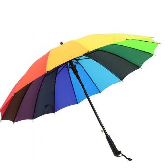 Fashion Waterproof Rainbow Umbrella